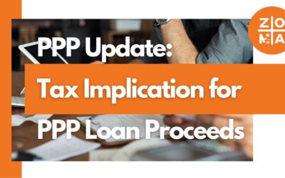 PPP Update: Tax Implication for PPP Loan Proceeds