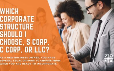 Which corporate structure should I choose, S Corp, C Corp, or LLC?